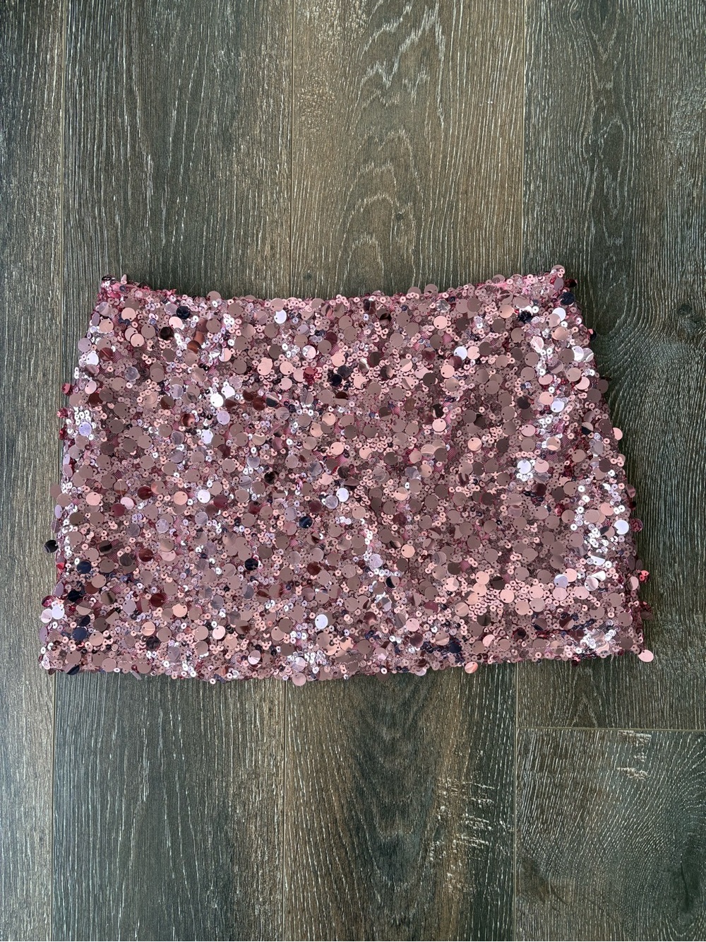 Urban Outfitters Pink Sequin Mini Skirt Size Small by Silence + Noise